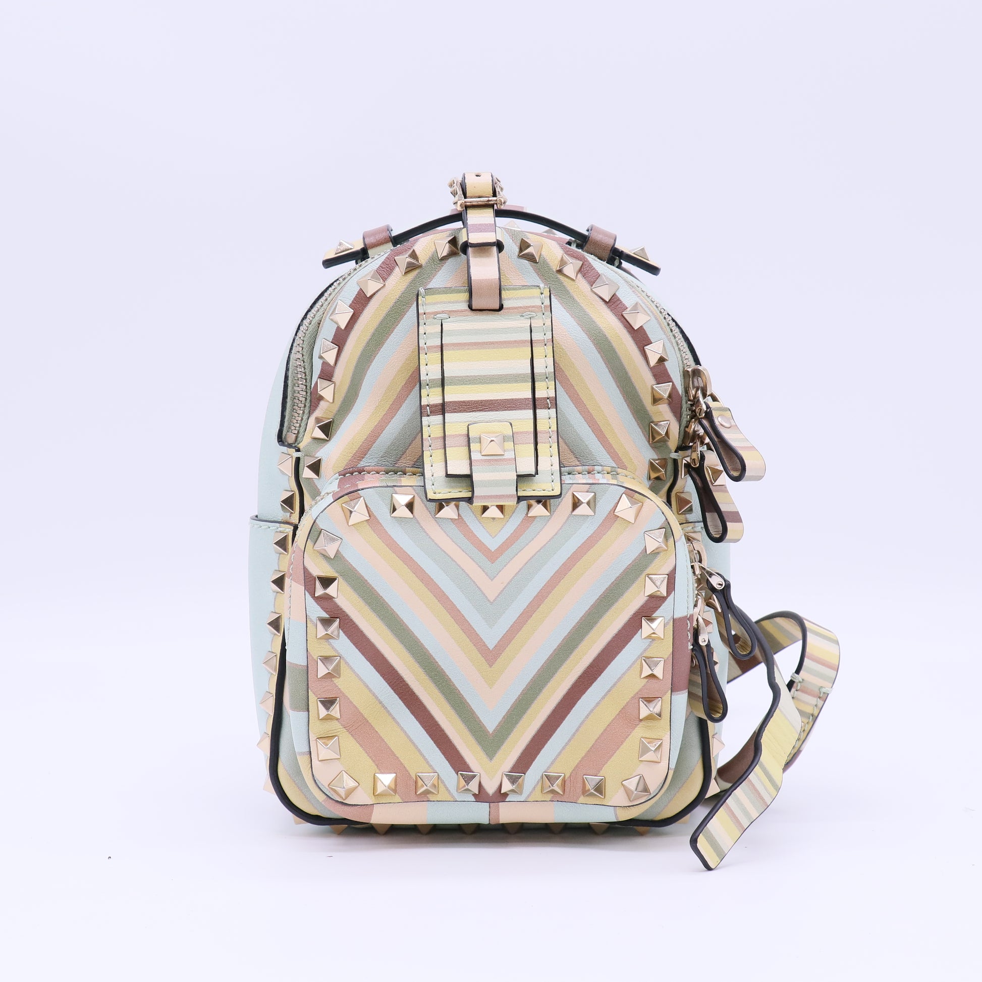 Valentino Garavani Native Couture 1975 Rockstud Mini Backpack B22653