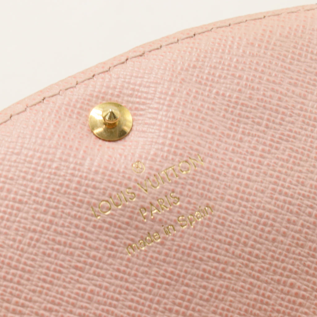 Emilie Wallet in Damier Ebene Canvas
