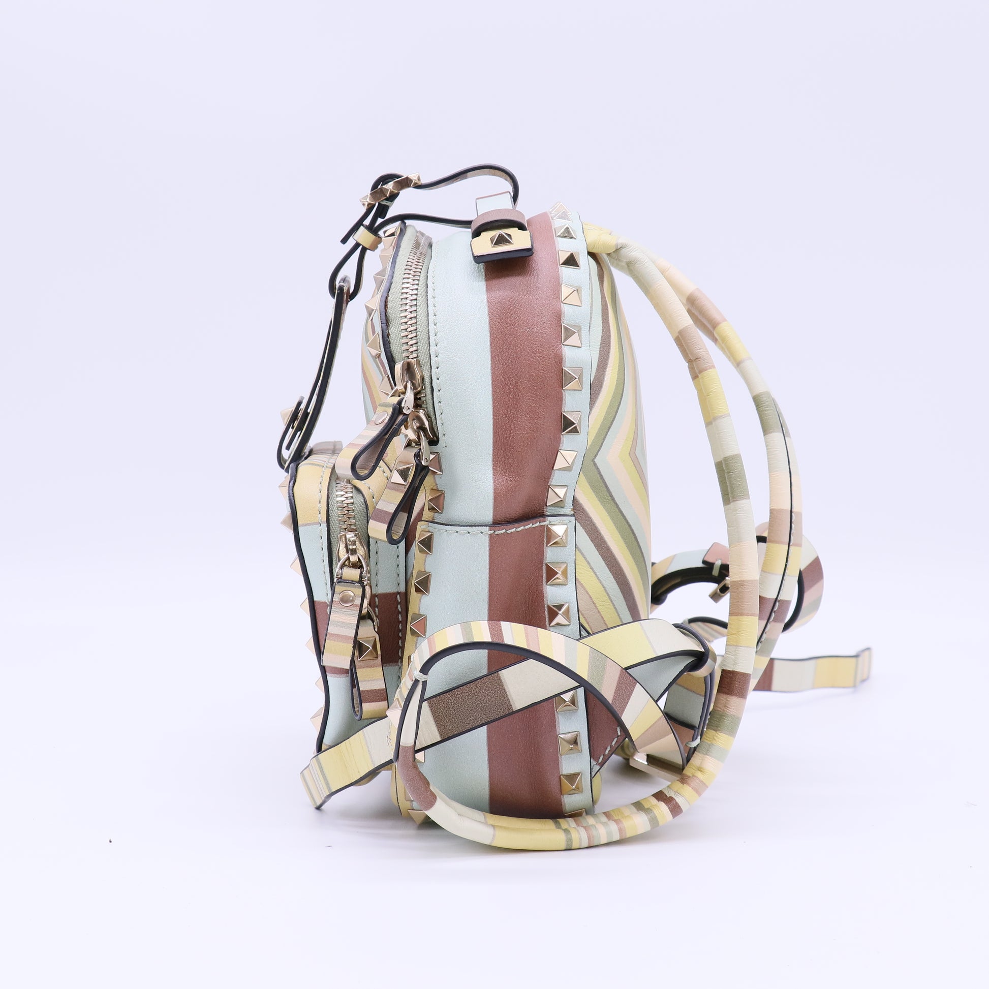 Valentino Garavani Native Couture 1975 Rockstud Mini Backpack B22653