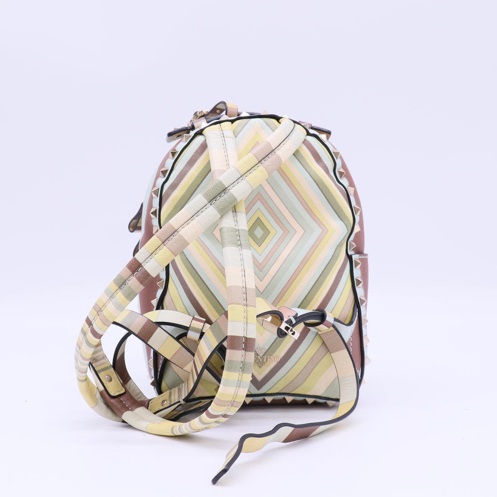 Valentino Garavani Native Couture 1975 Rockstud Mini Backpack B22653