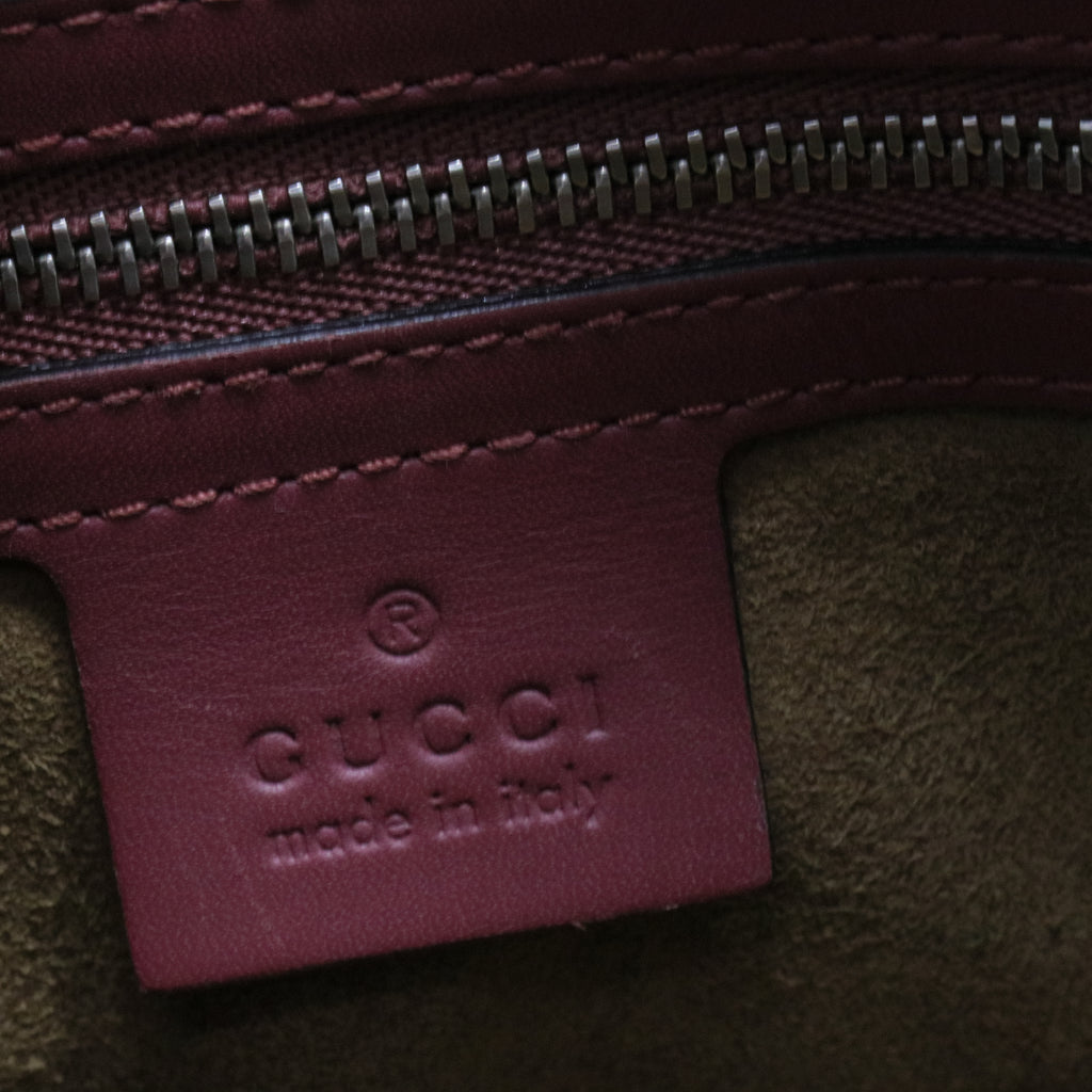 Convertible Boston Bag Blooms Print GG Coated Canvas Small