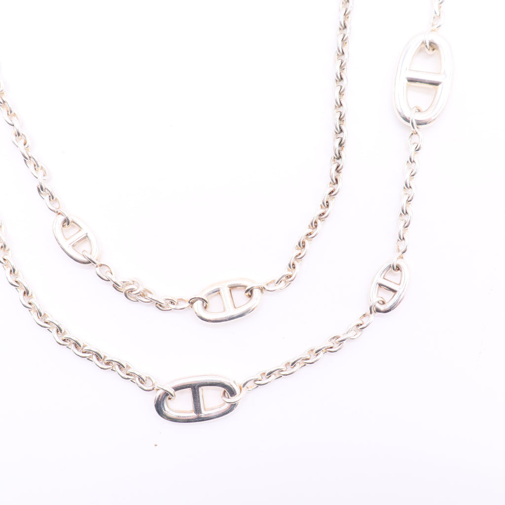 Chaine D'Ancre Farandole Pendant Necklace Sterling Silver 79cm twins LDJ2561
