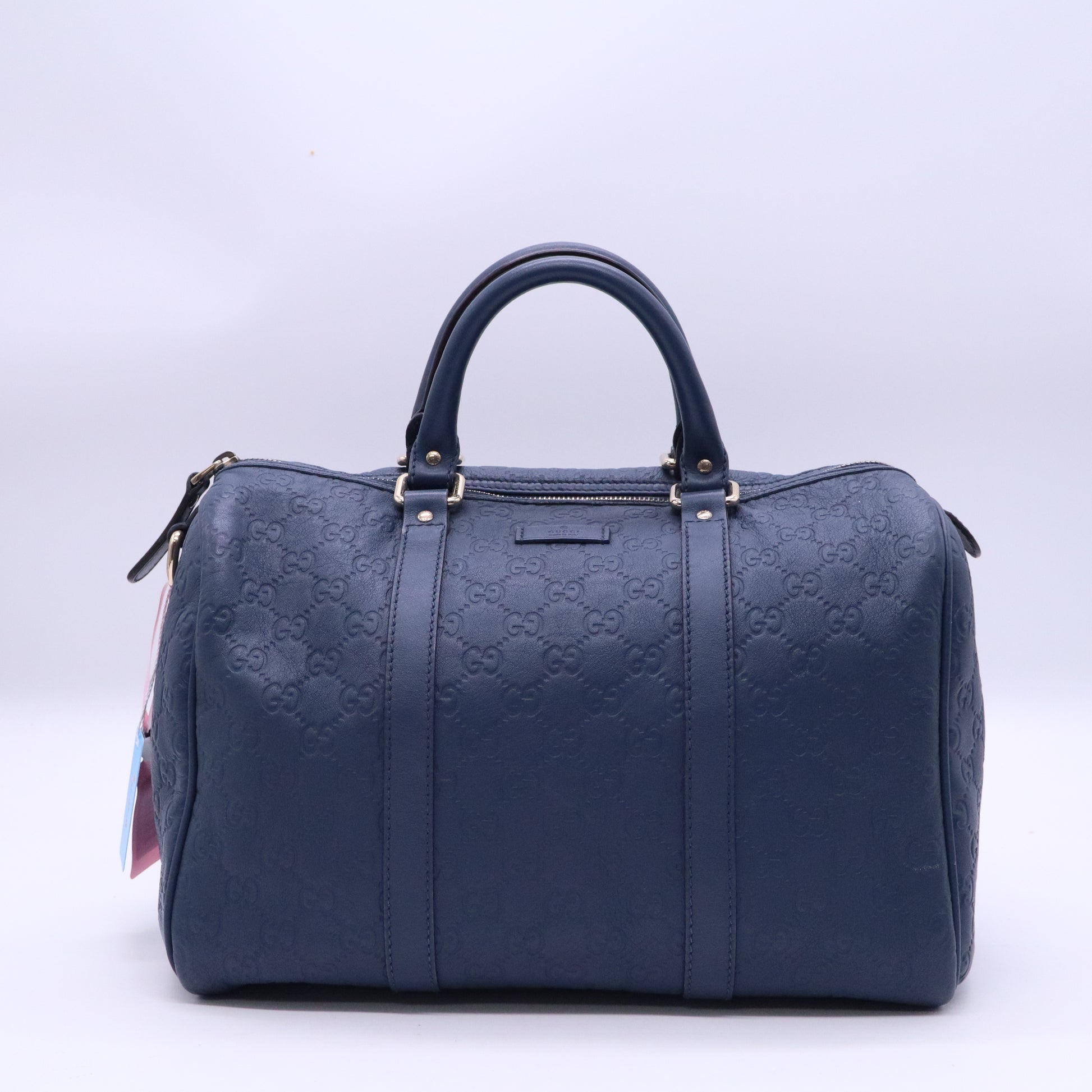 Gucci Guccissima Medium Joy Boston Blue Twins LDJ3883