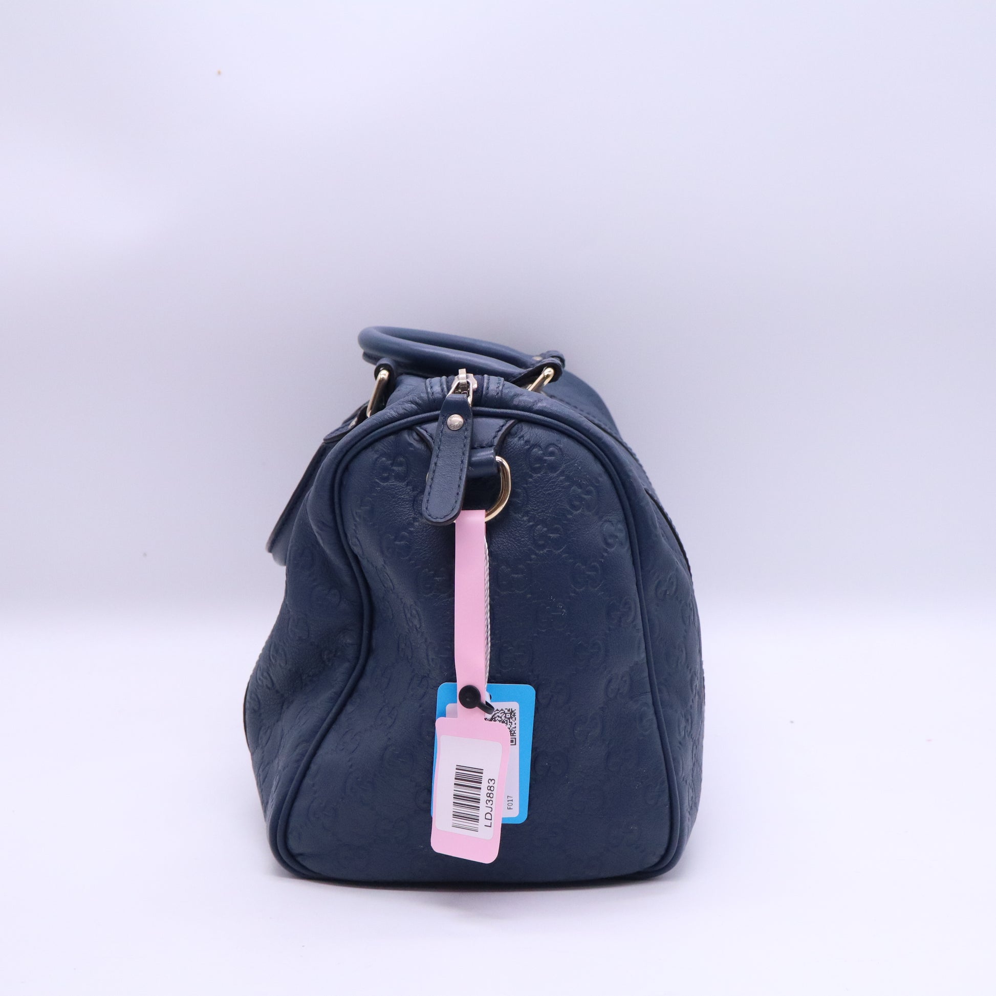 Gucci Guccissima Medium Joy Boston Blue Twins LDJ3883
