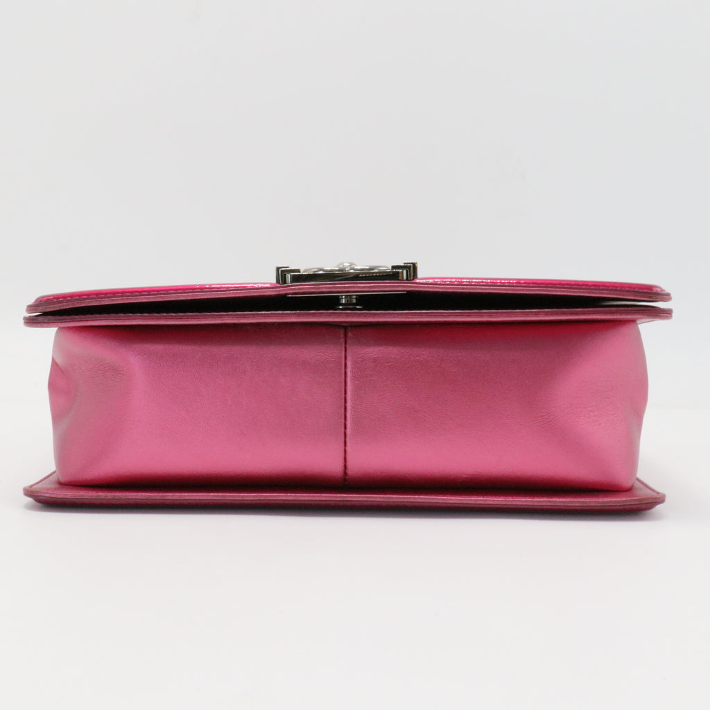 Boy Flap Bag Quilted Patent Old Medium