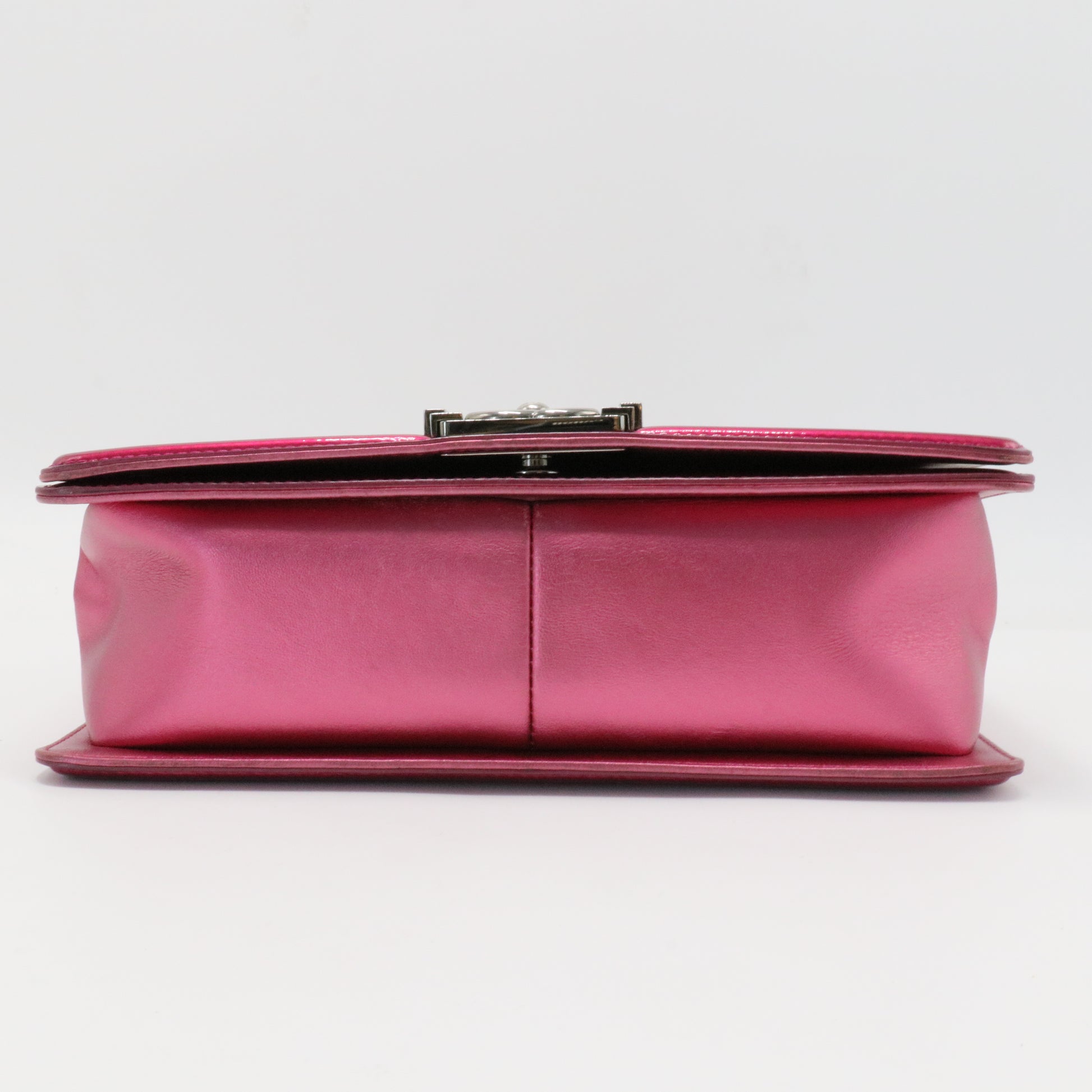 Boy Flap Bag Quilted Patent Old Medium