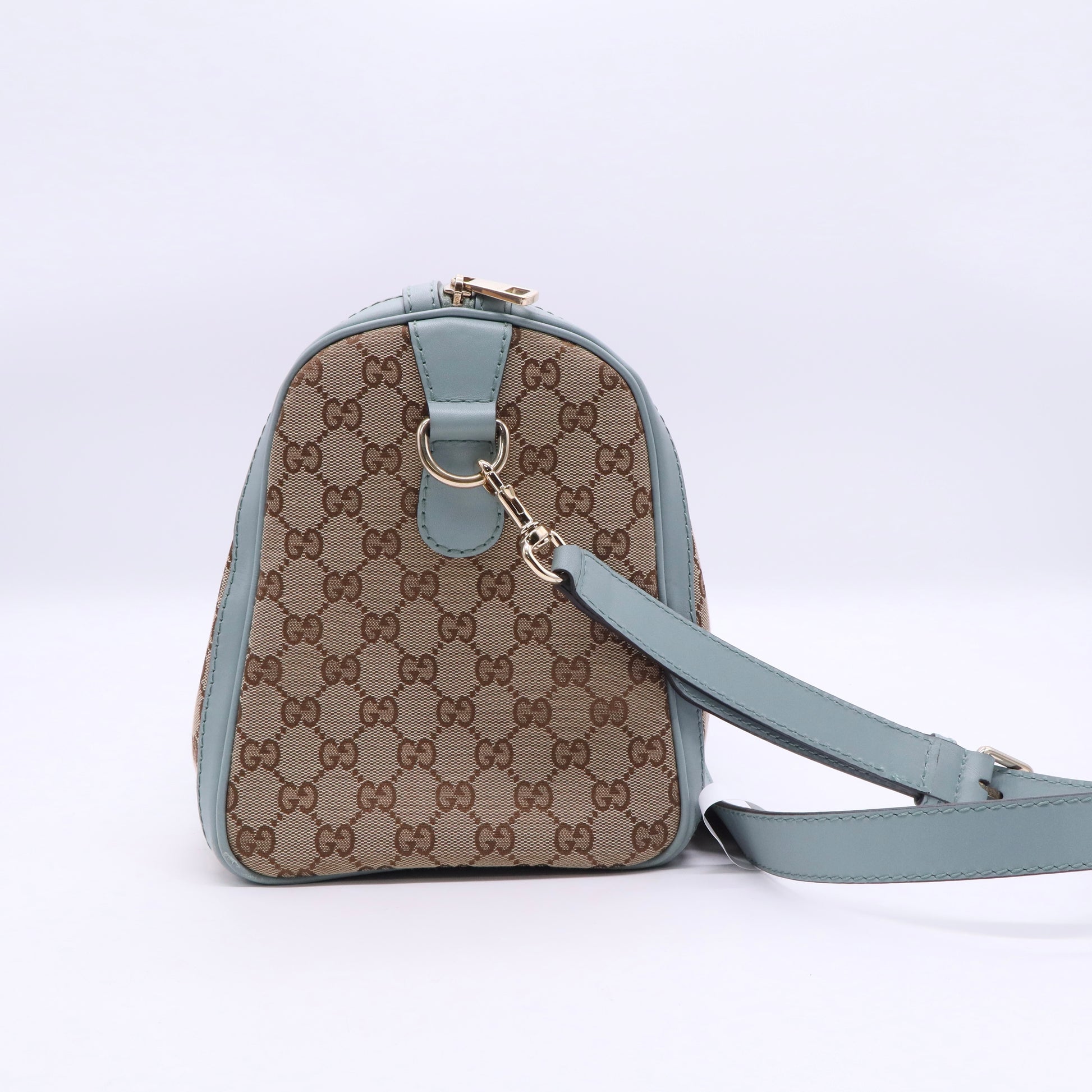 Vintage Web Boston Bag GG Canvas Medium TWINS B20865