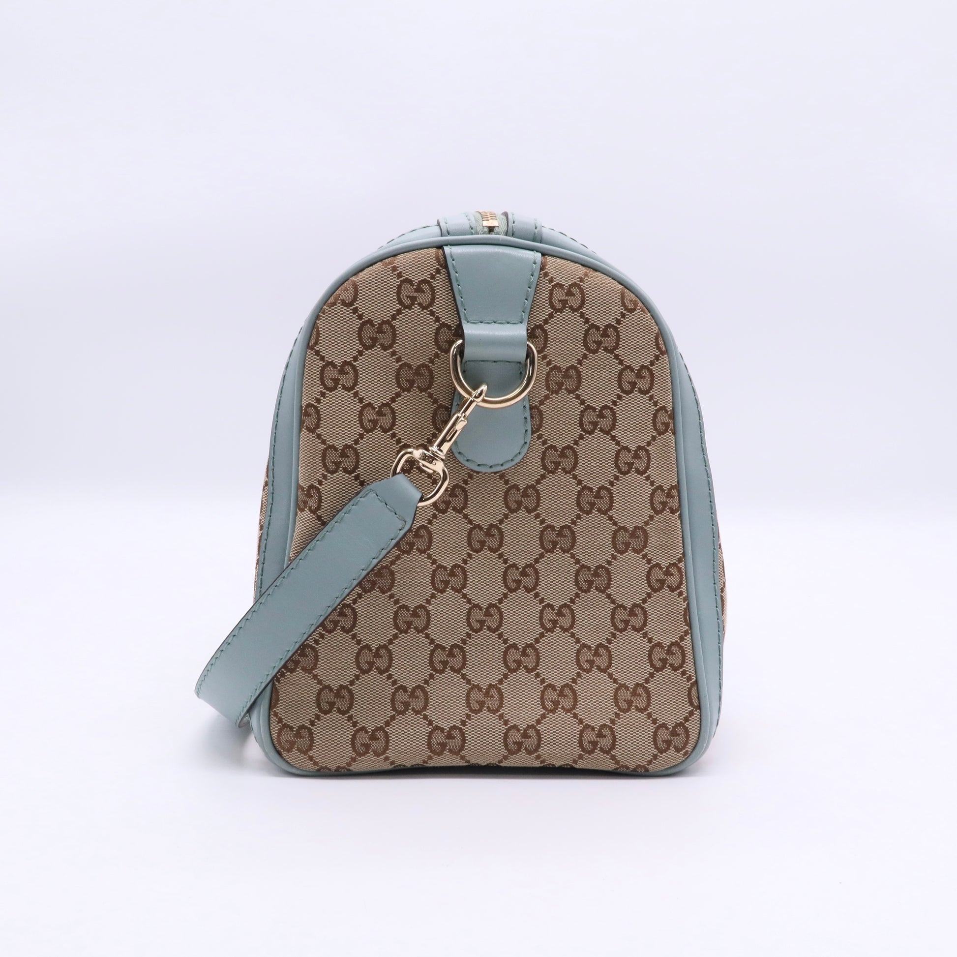 Vintage Web Boston Bag GG Canvas Medium TWINS B20865