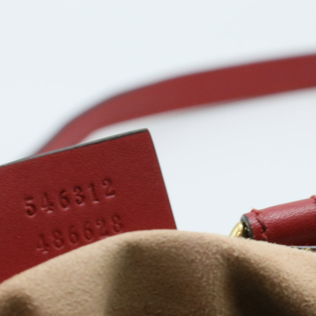 Convertible Boston Bag Blooms Print GG Coated Canvas Nano