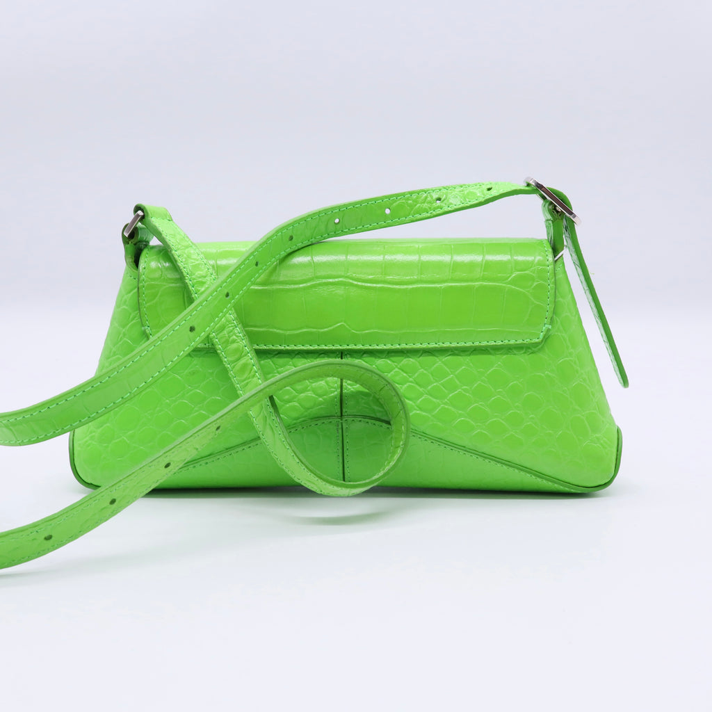 Xx Medium Flap Bag Crocodile Embossed shoulder bag  B20761