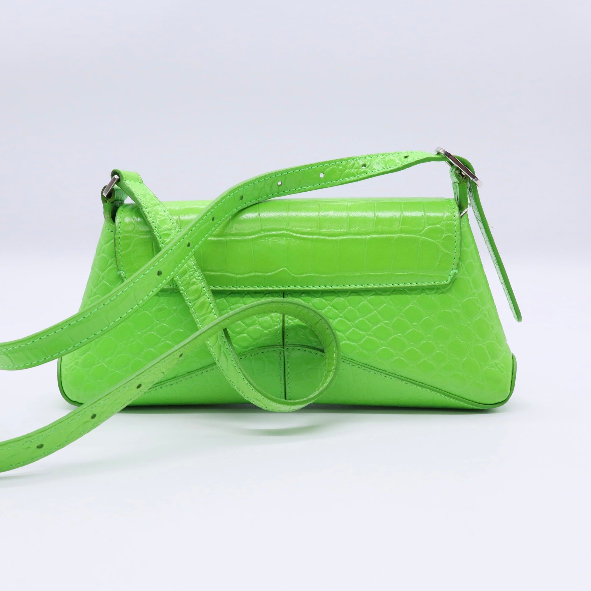 Xx Medium Flap Bag Crocodile Embossed shoulder bag  B20761