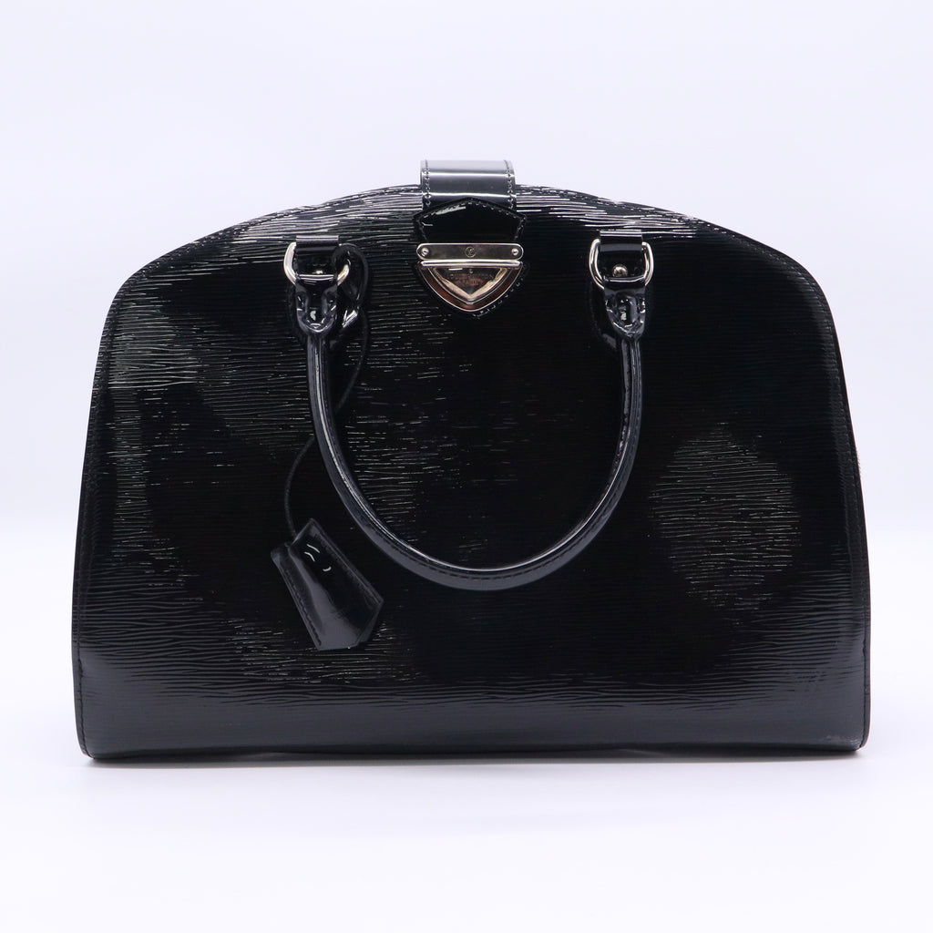 Black Electric Epi Leather Pont Neuf GM Bag  B20867