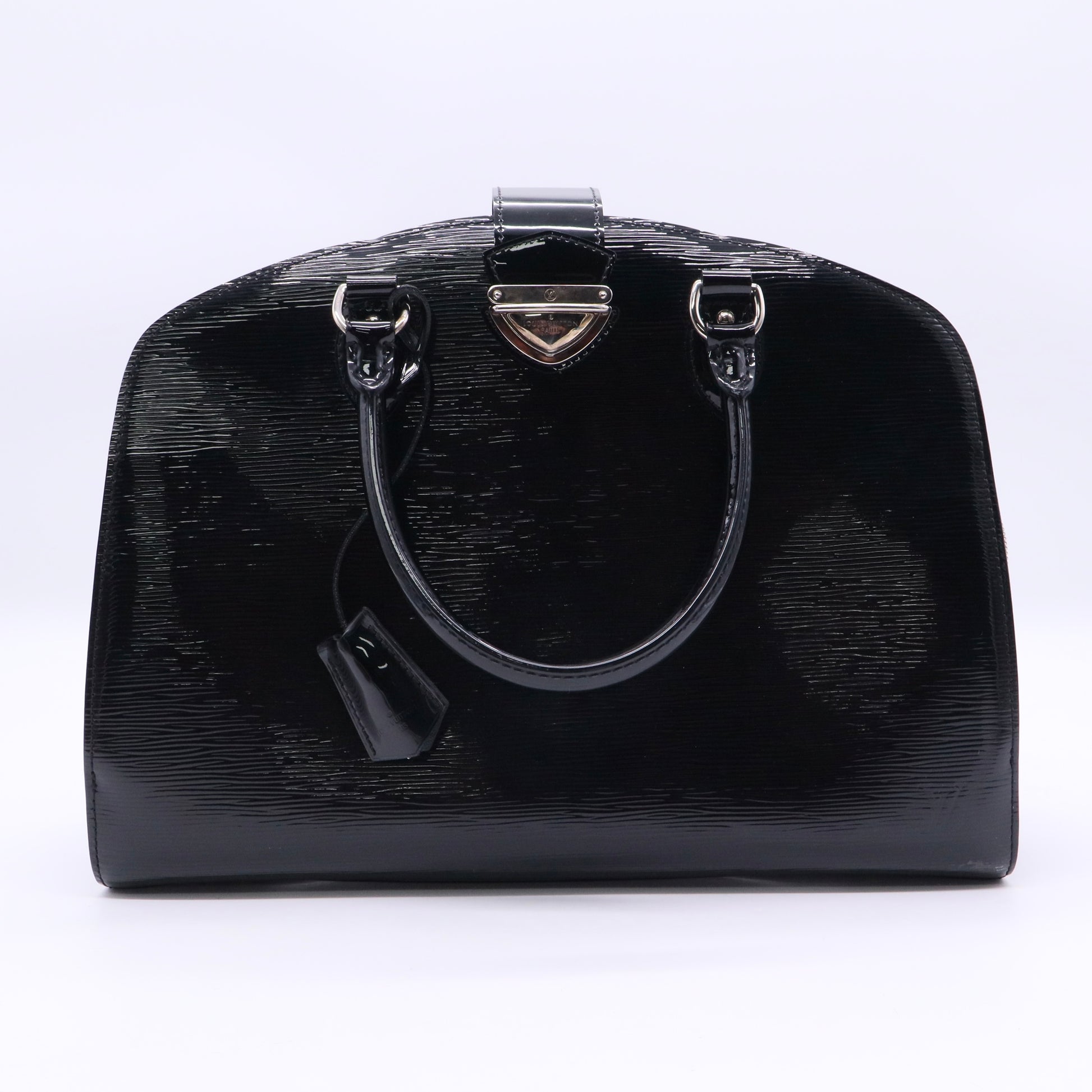 Black Electric Epi Leather Pont Neuf GM Bag  B20867