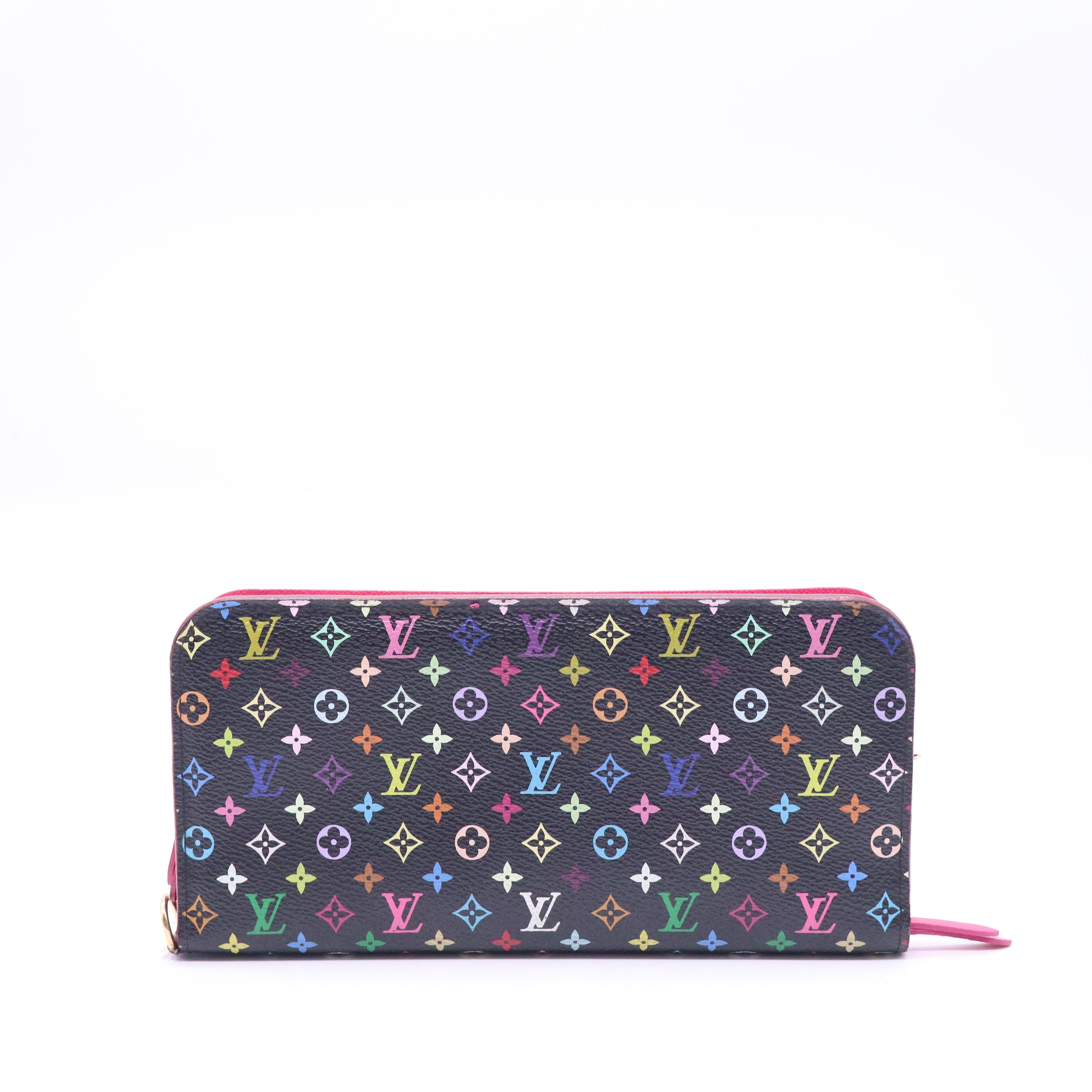Louis Vuitton x Takashi Murakami Y2K Black Monogram Multicolor Insolite Wallet LDJ3887