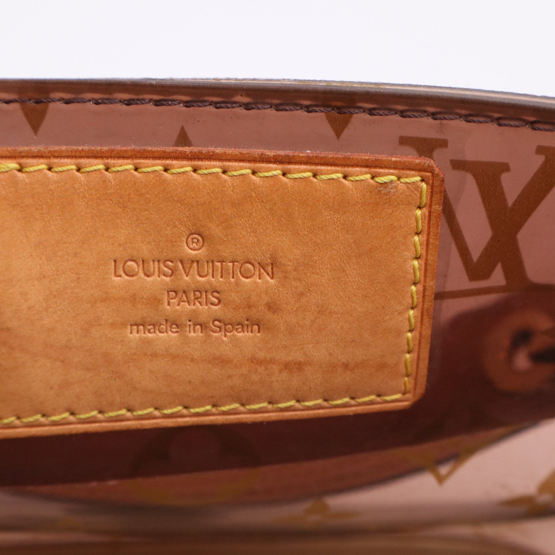 Sac Ambre Handbag Monogram Vinyl PM Twins