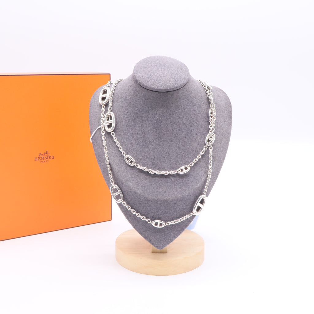 Chaine D'Ancre Farandole Pendant Necklace Sterling Silver 79cm twins LDJ2561