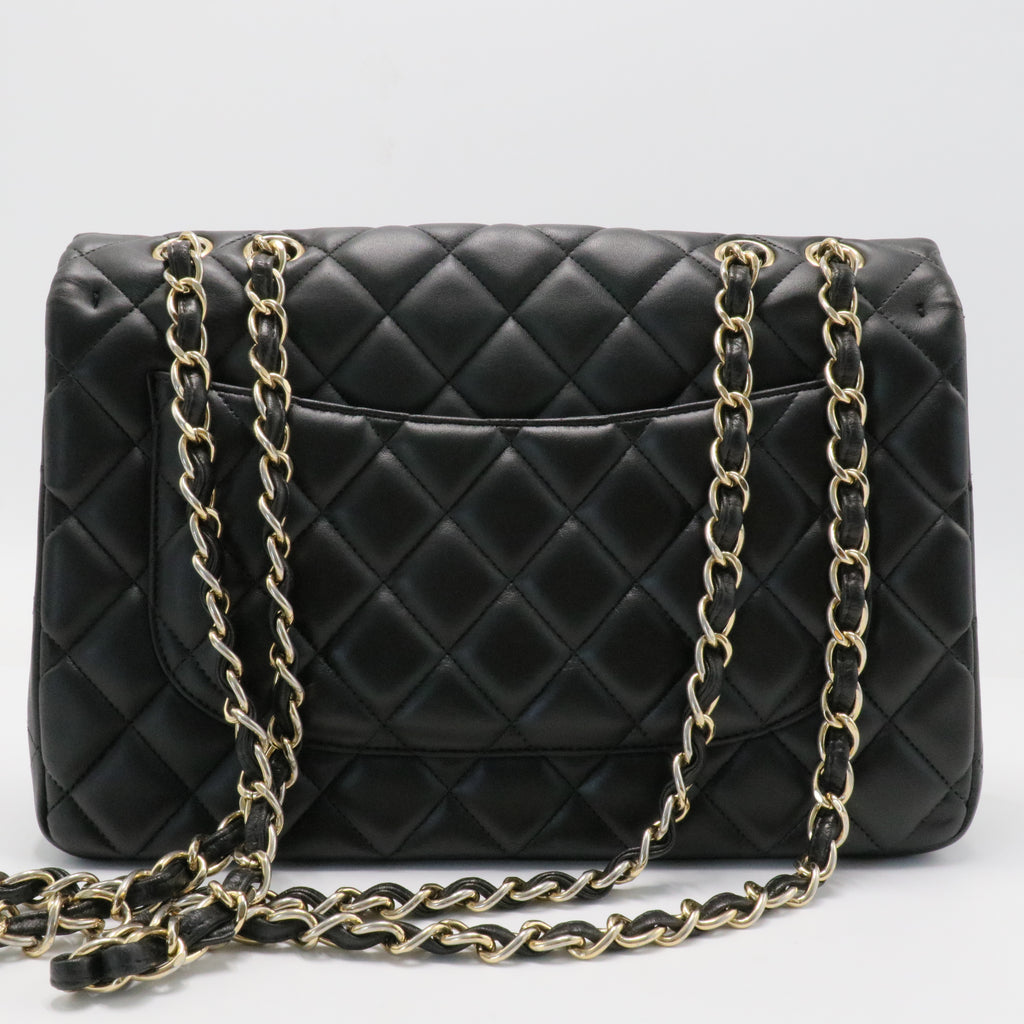 Classic Double Flap Bag Quilted Lambskin Jumbo