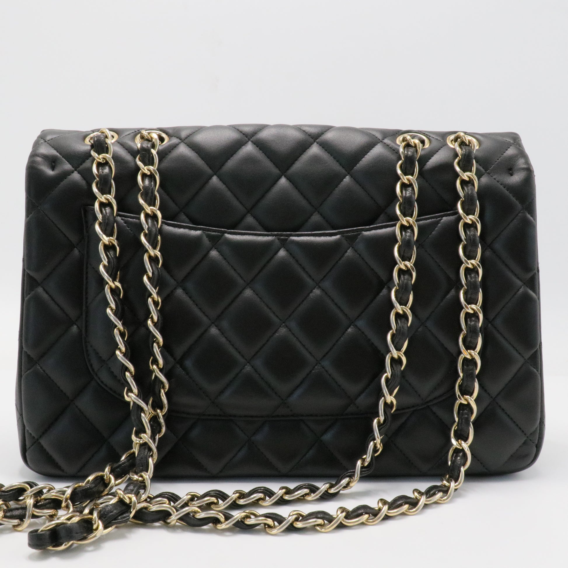 Classic Double Flap Bag Quilted Lambskin Jumbo