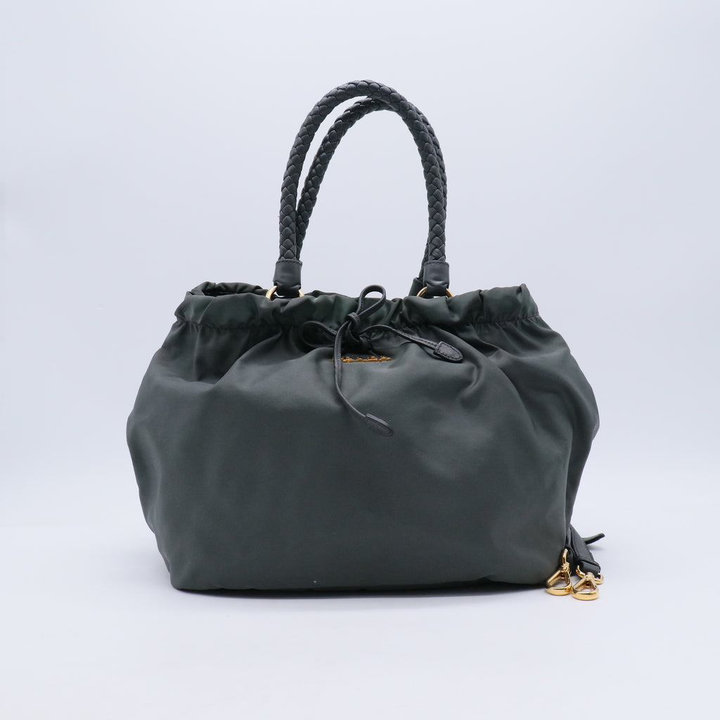 Prada  Tessuto Braided Handle Bag B21483