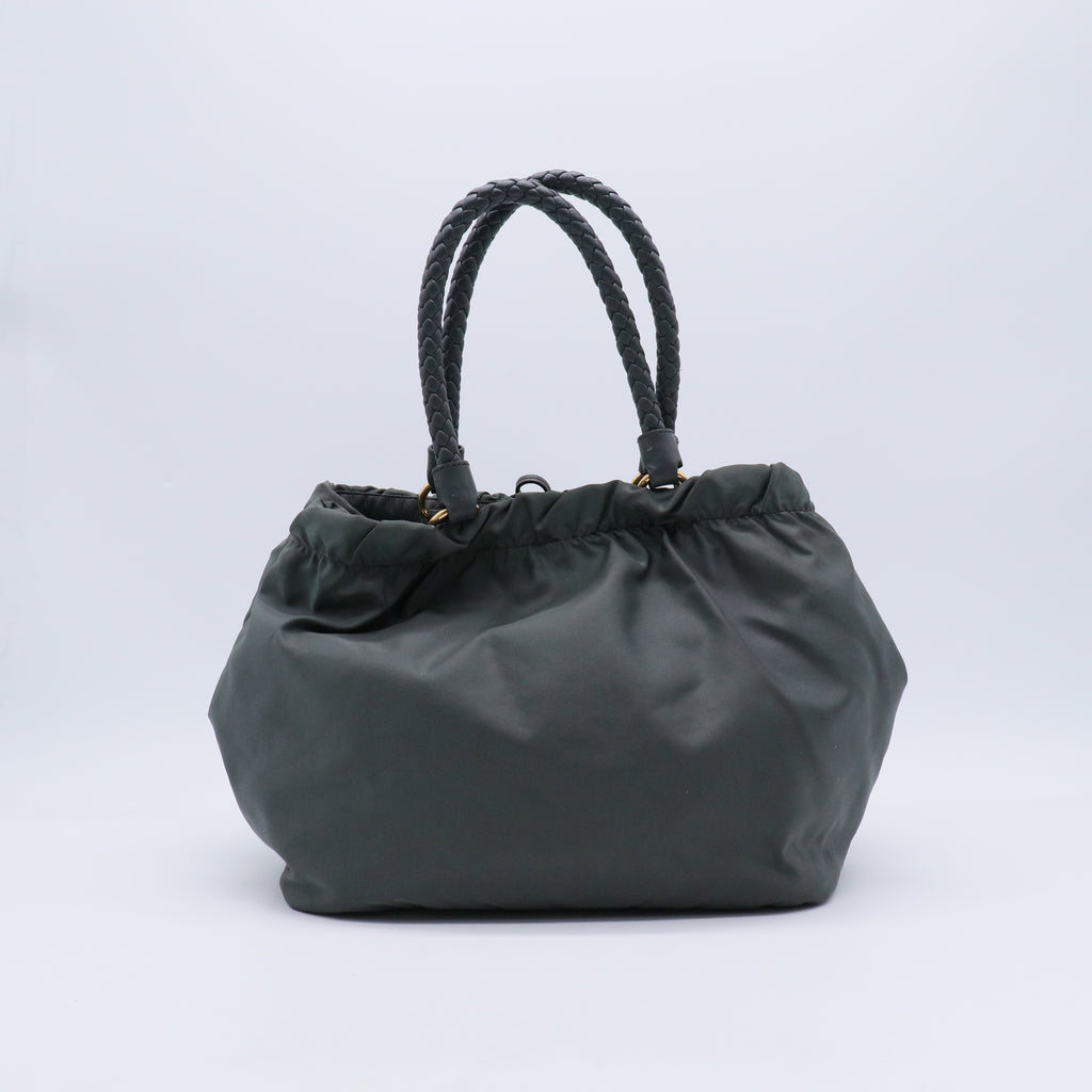Prada  Tessuto Braided Handle Bag B21483