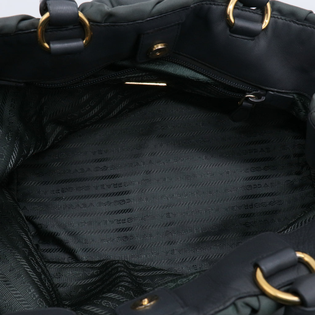 Prada  Tessuto Braided Handle Bag B21483