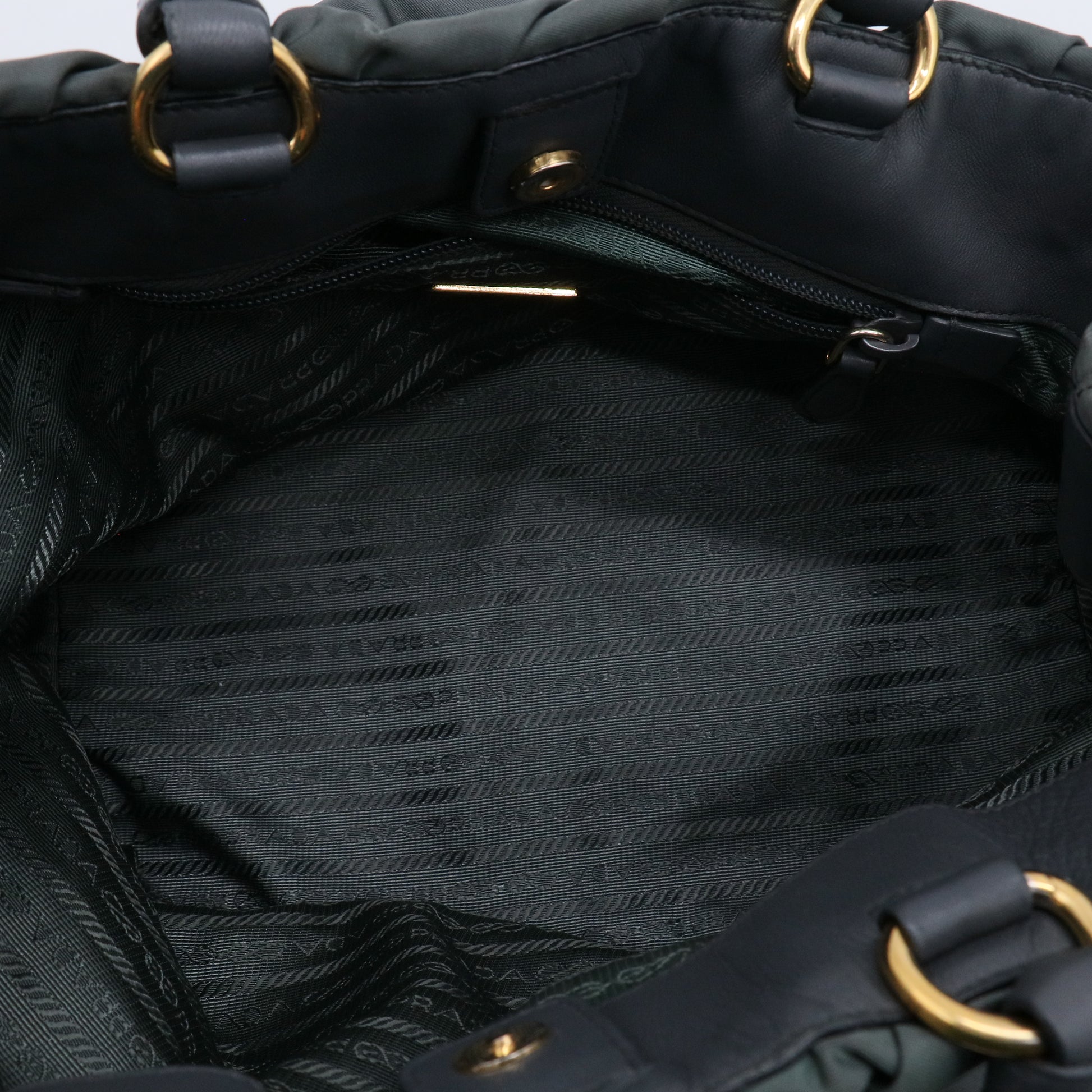 Prada  Tessuto Braided Handle Bag B21483