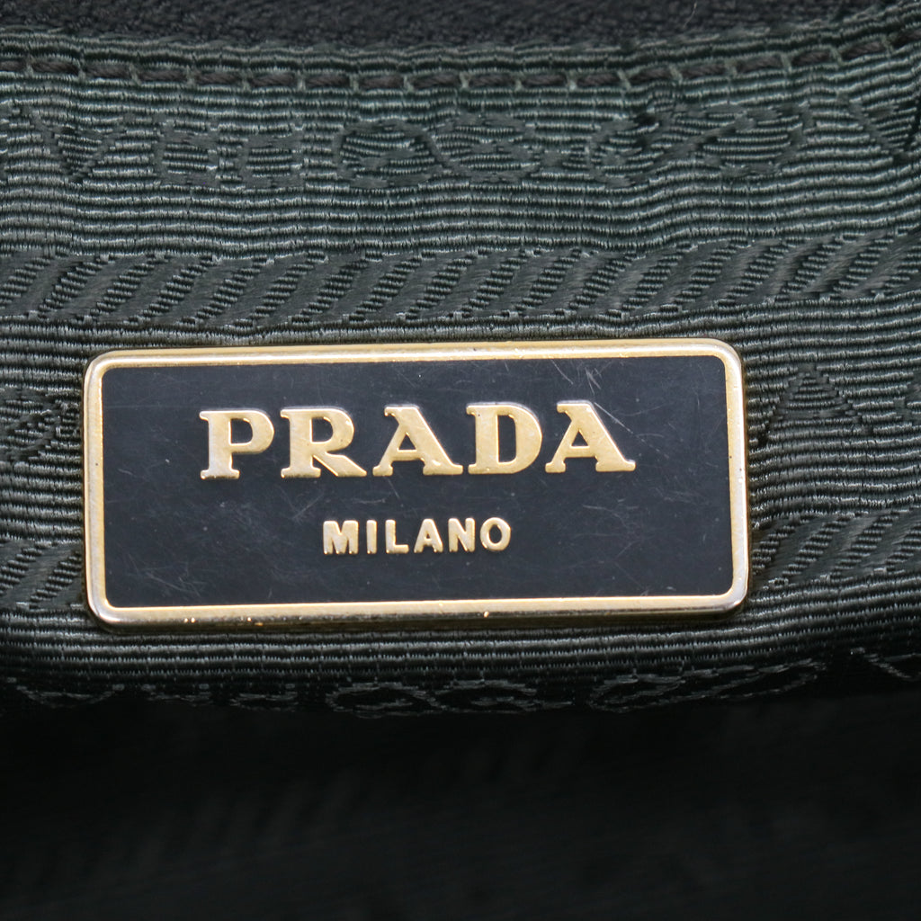 Prada  Tessuto Braided Handle Bag B21483