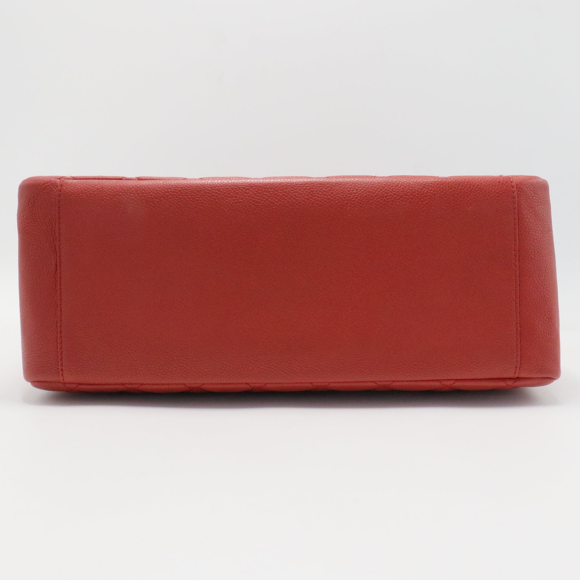 Grand Shopping Tote Quilted Caviar Red