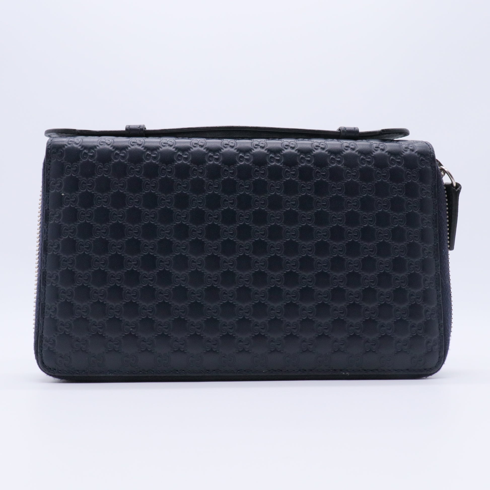 Microguccissima Zip Around Top Handle Travel Wallet FOR GISEL