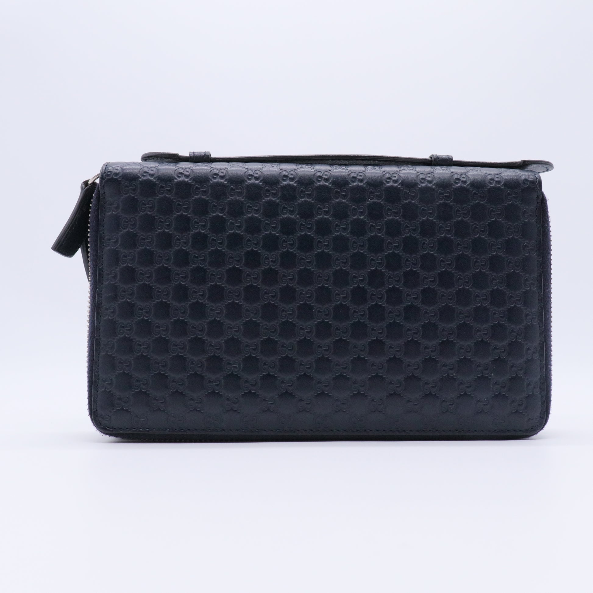 Microguccissima Zip Around Top Handle Travel Wallet FOR GISEL