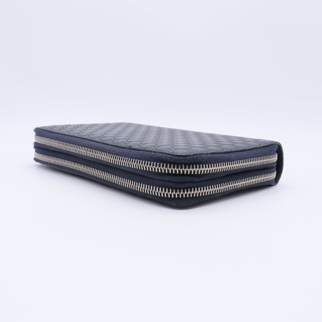 Microguccissima Zip Around Top Handle Travel Wallet FOR GISEL