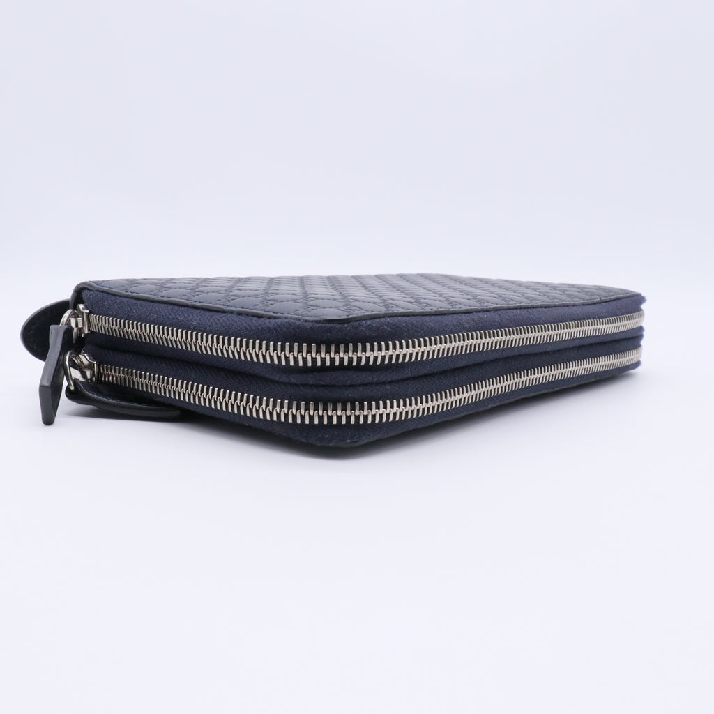 Microguccissima Zip Around Top Handle Travel Wallet FOR GISEL