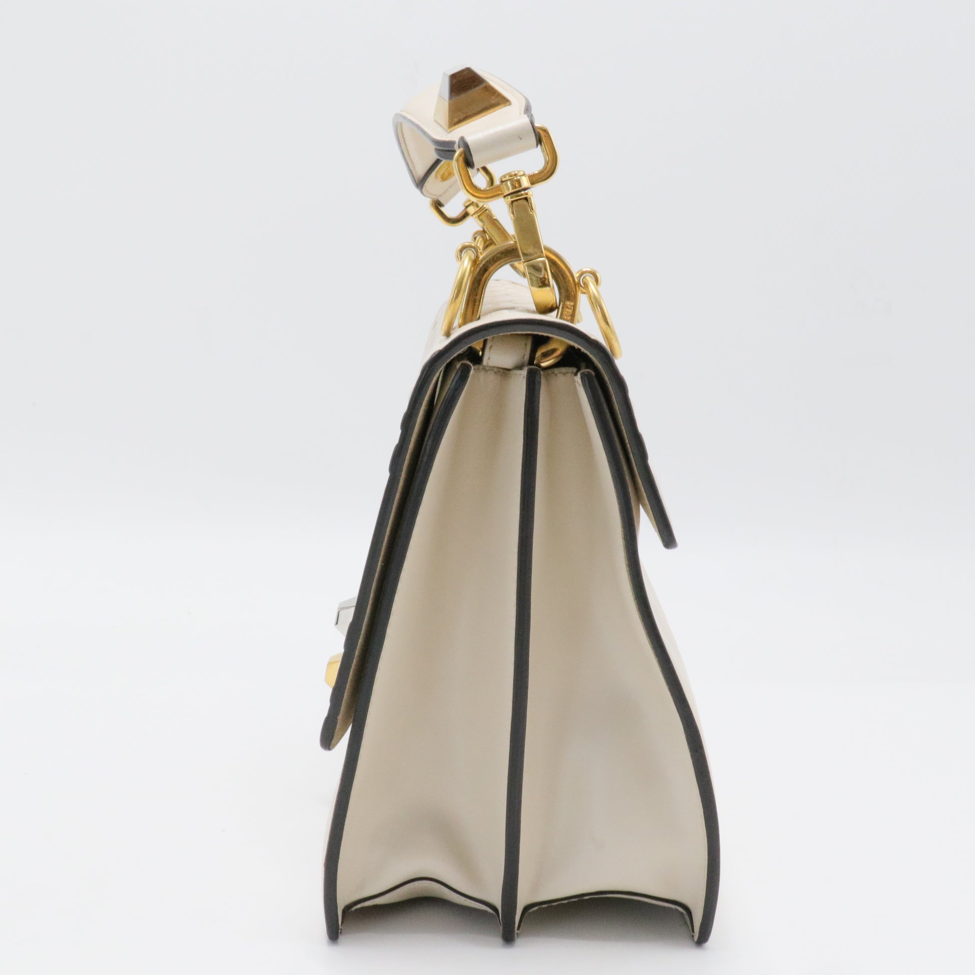Kan I Bag Zucca Embossed Leather Medium