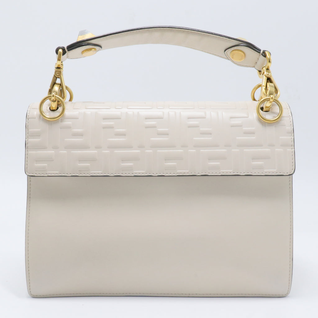 Kan I Bag Zucca Embossed Leather Medium