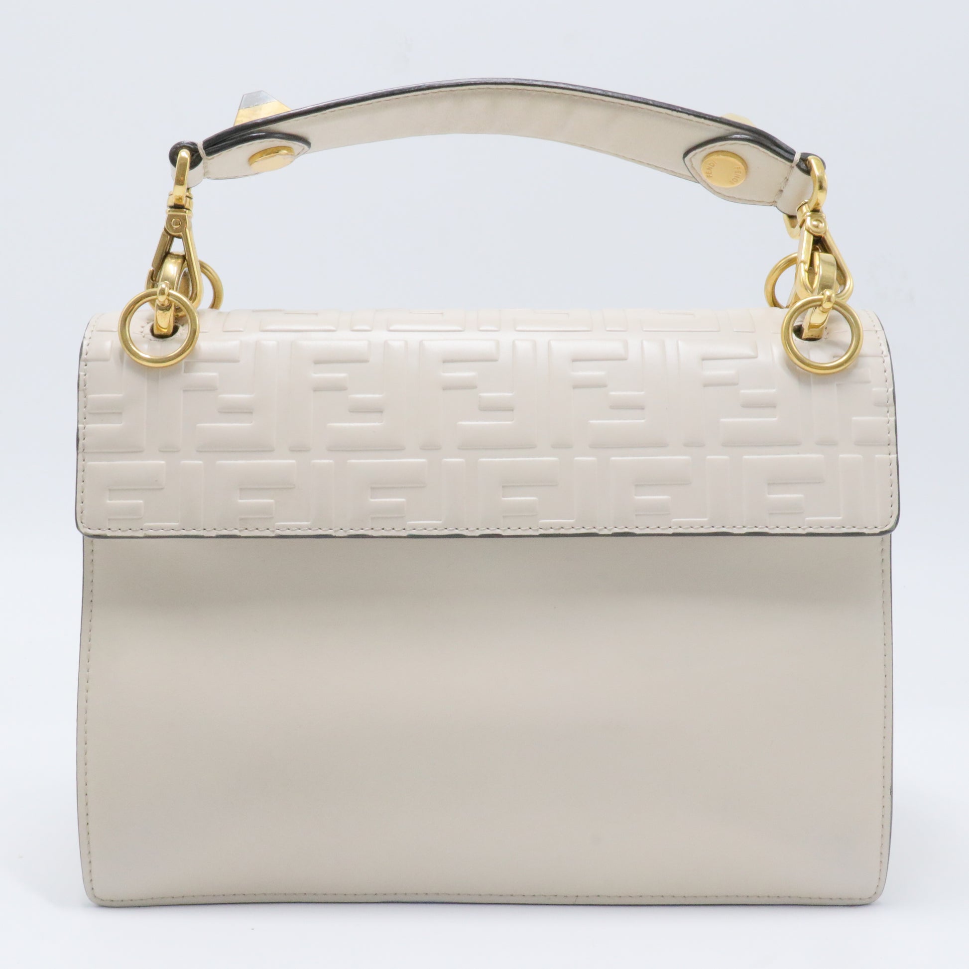 Kan I Bag Zucca Embossed Leather Medium