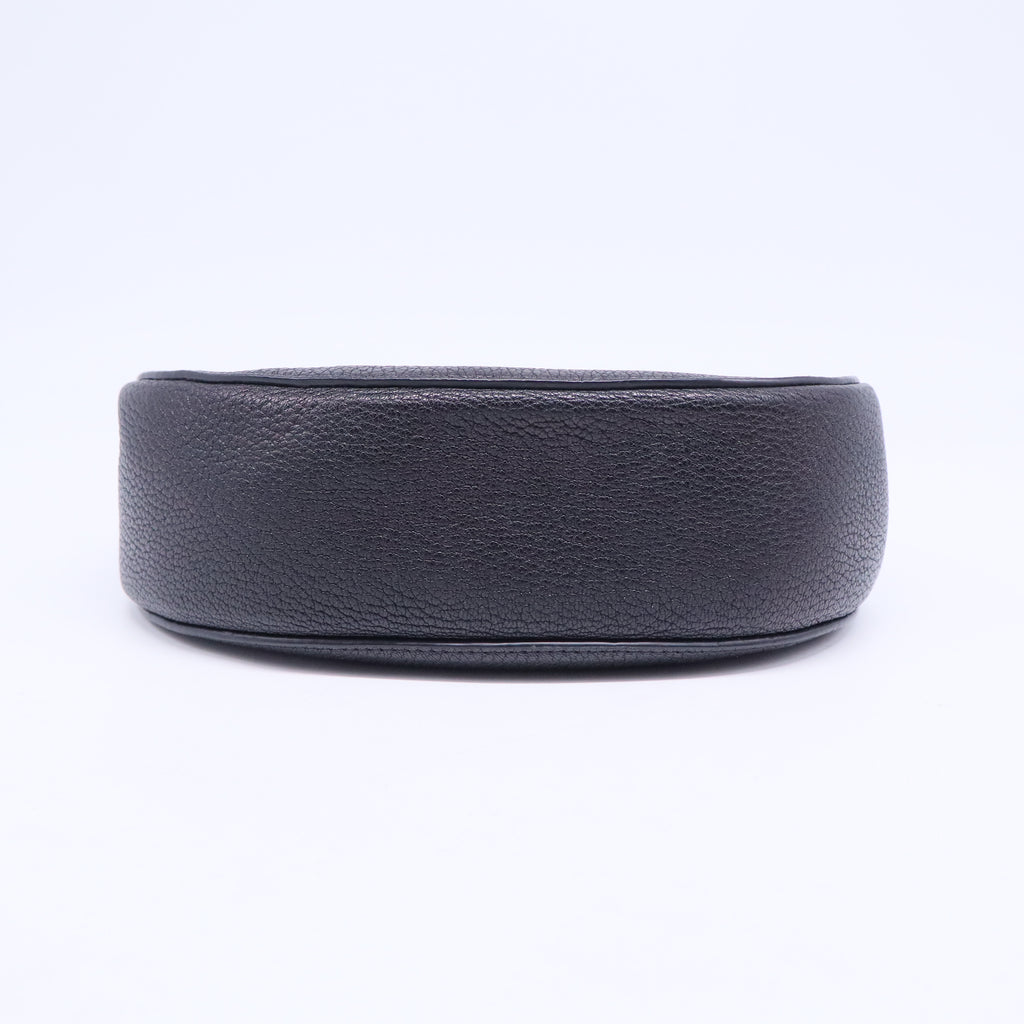 Grained Lambskin Mini Drew Shoulder Bag Black B20635