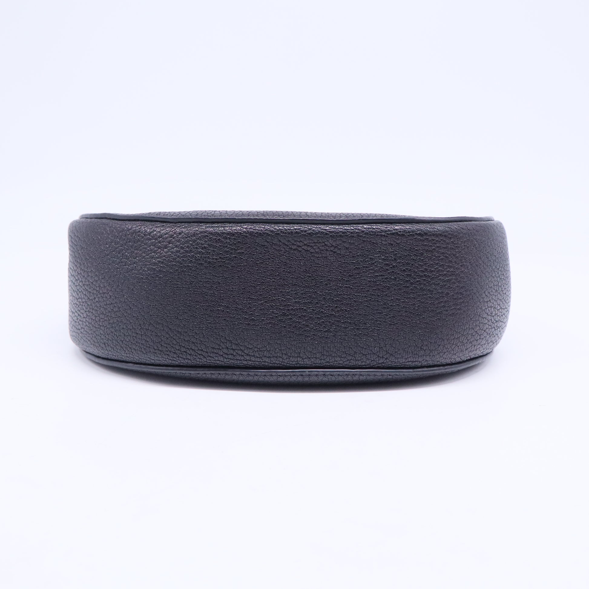 Grained Lambskin Mini Drew Shoulder Bag Black B20635