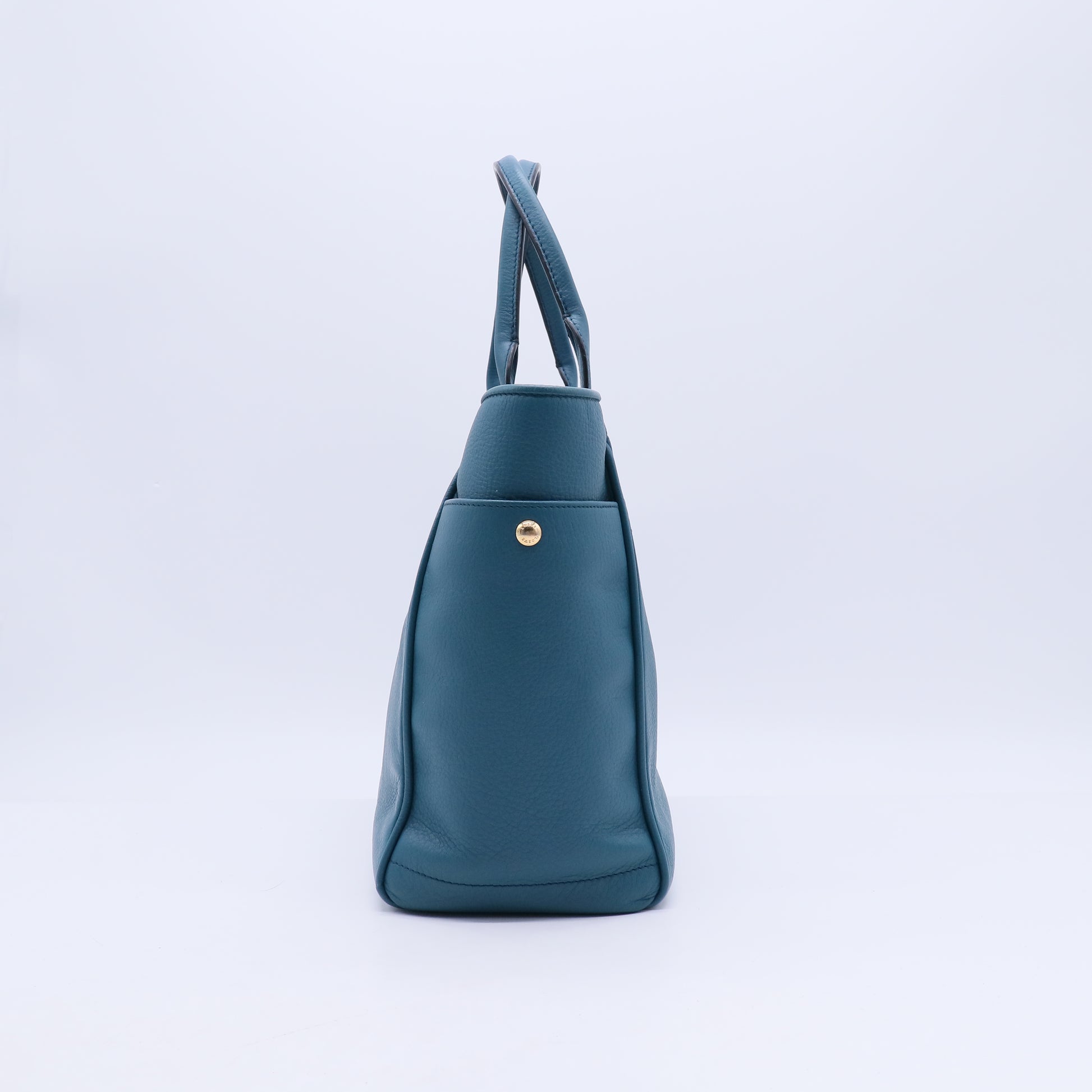 Loewe Blue Leather Heritage Tote B21402