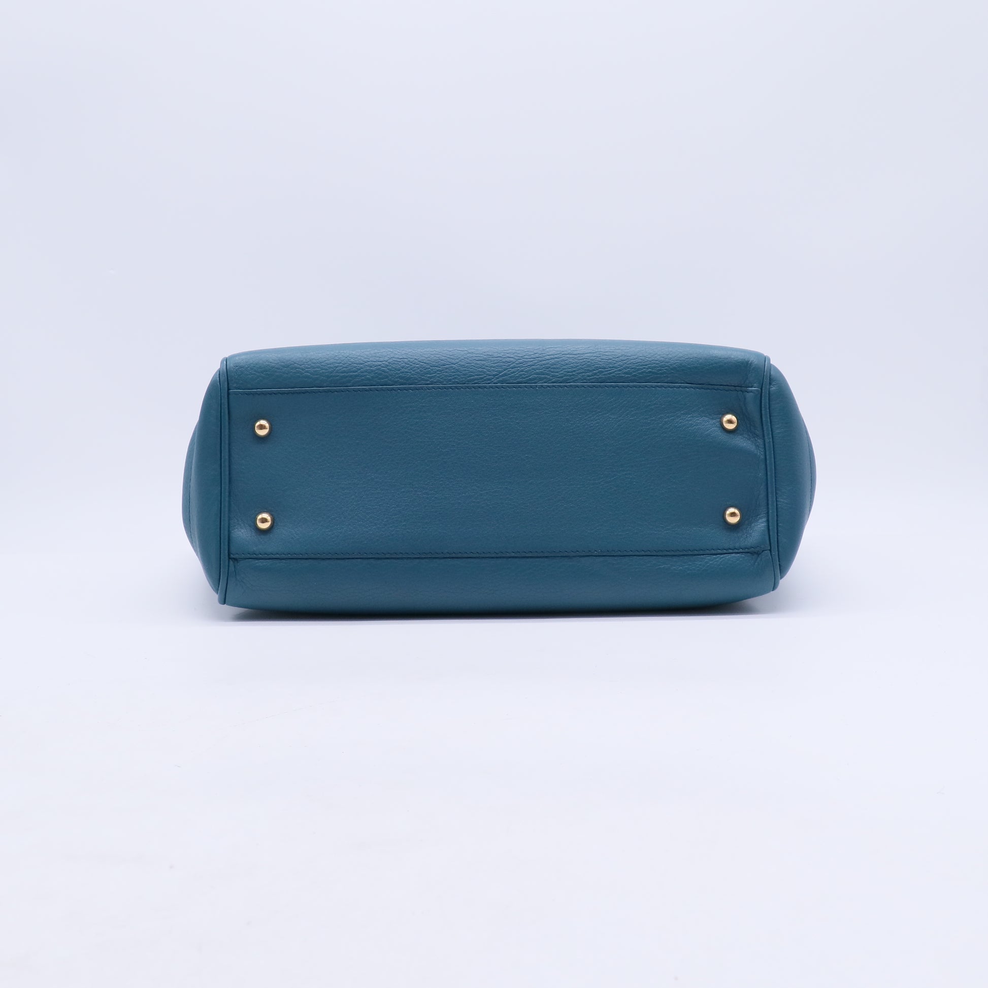 Loewe Blue Leather Heritage Tote B21402