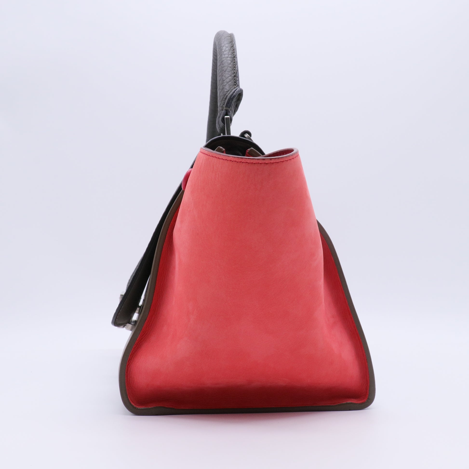 Small Tricolor Trapeze Bag