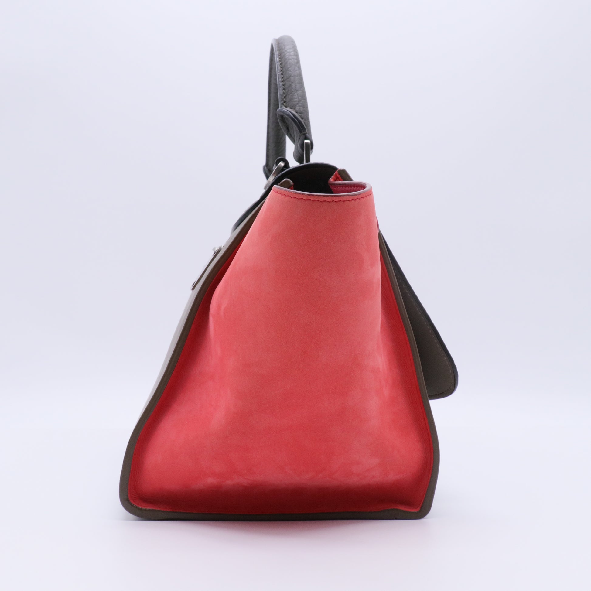 Small Tricolor Trapeze Bag
