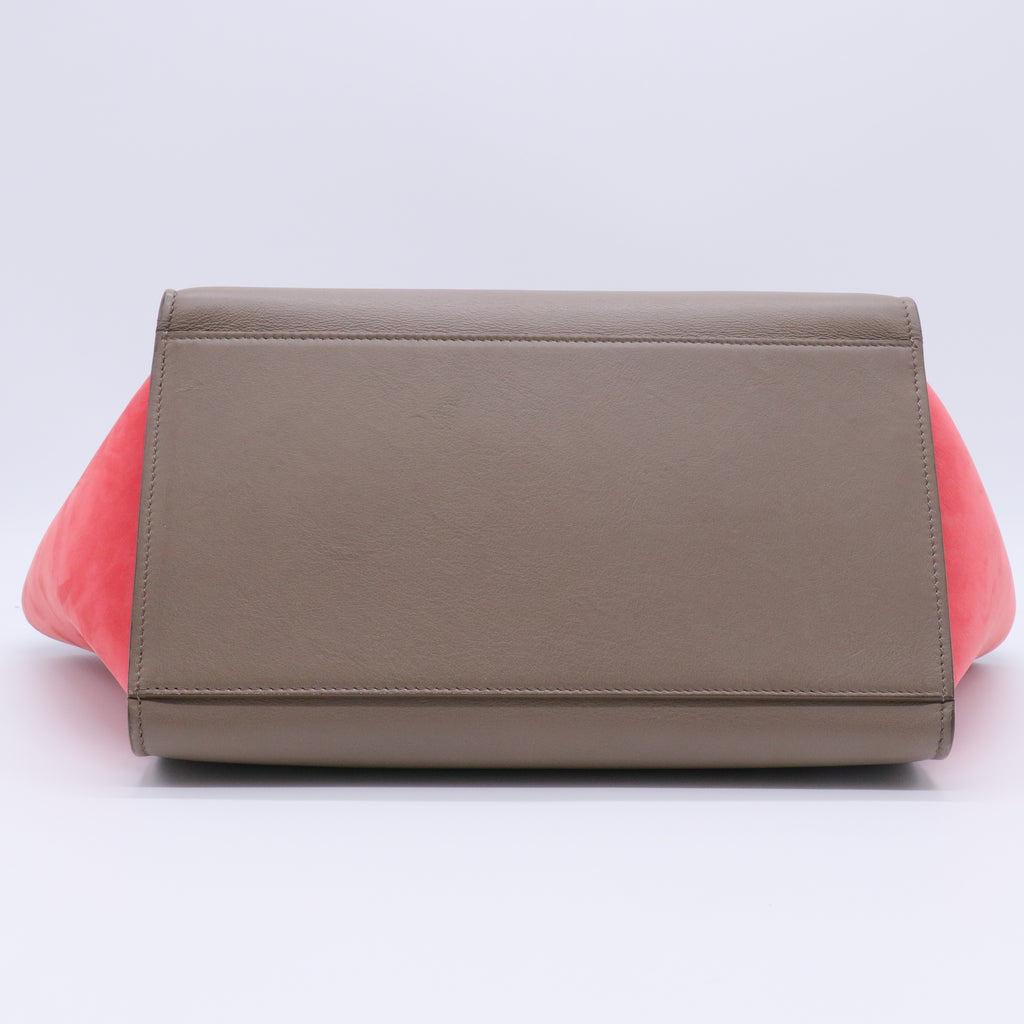 Small Tricolor Trapeze Bag