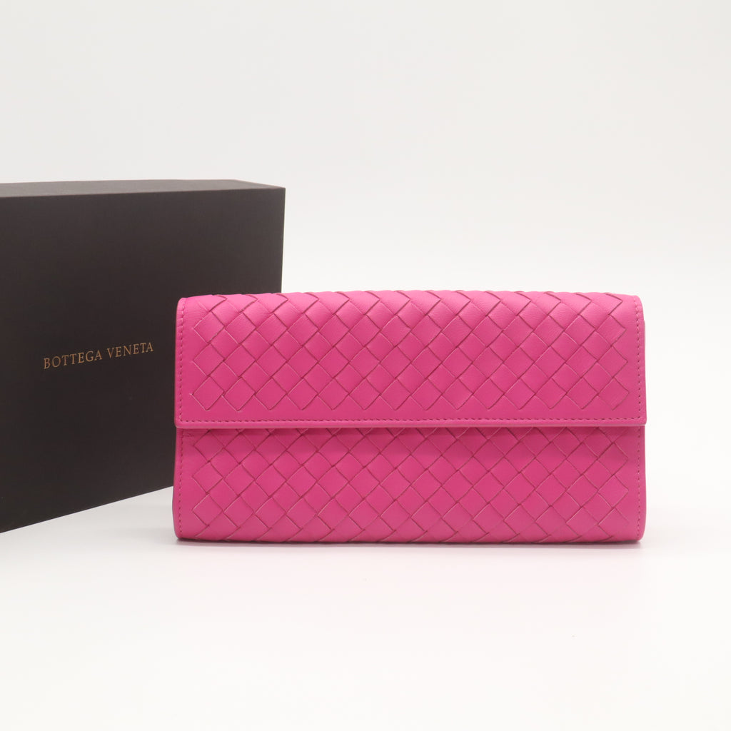 Bottega Veneta Intrecciato Nappa Leather Continental Wallet W22298