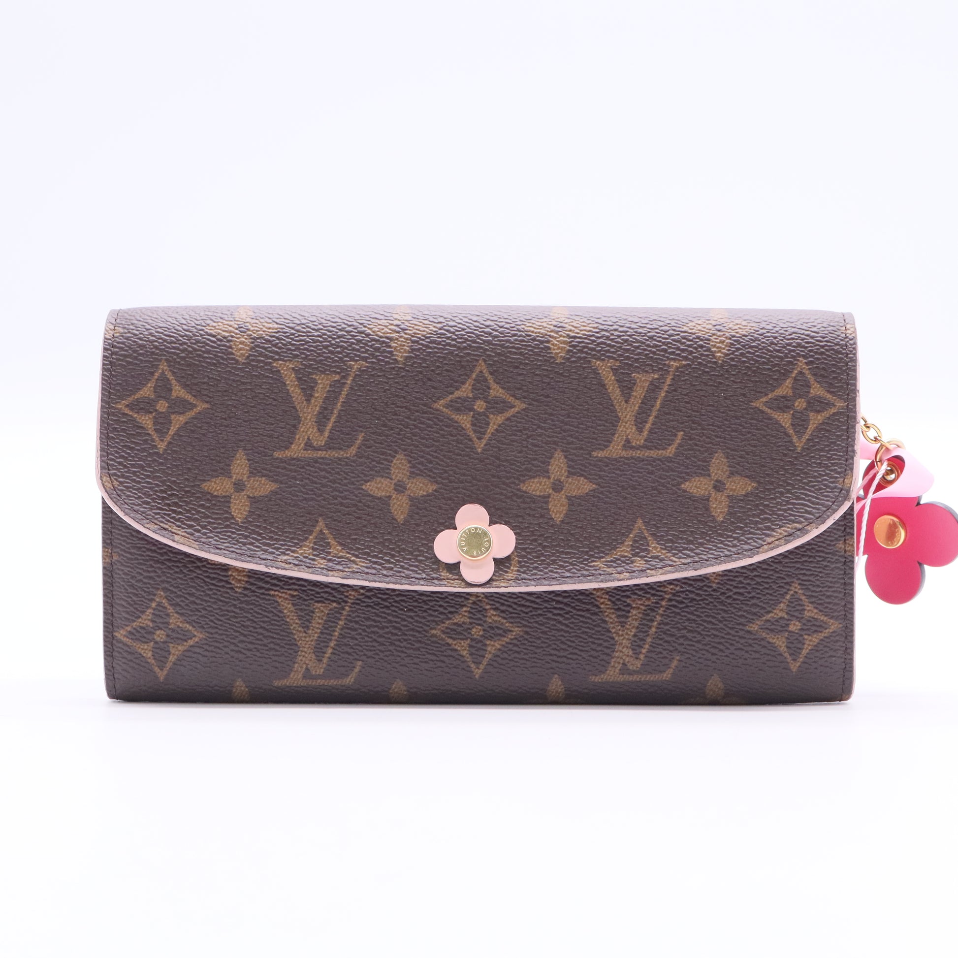 Emilie Wallet Limited Edition Bloom Flower Monogram Canvas twins LDJ2467