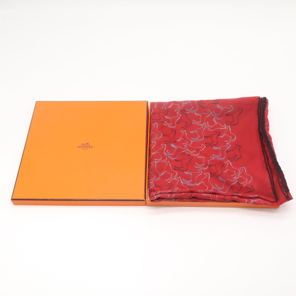 Hermès silk scarf W22234