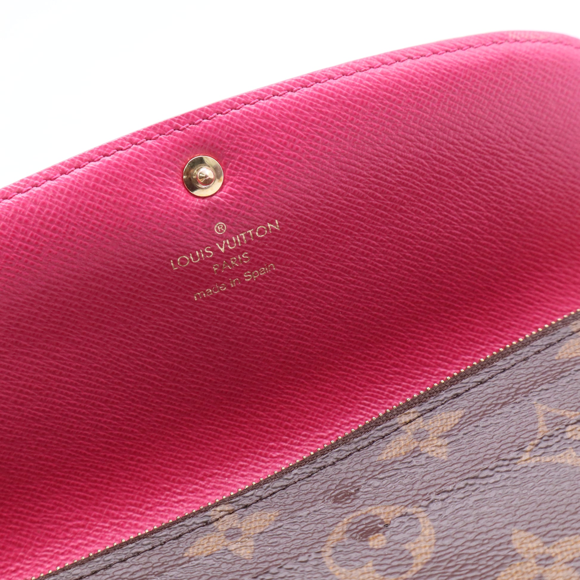 Emilie Wallet Limited Edition Bloom Flower Monogram Canvas twins LDJ2467