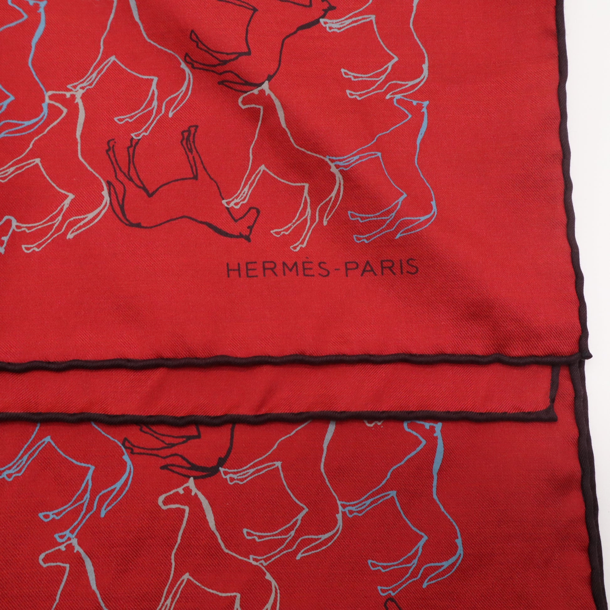 Hermès silk scarf W22234