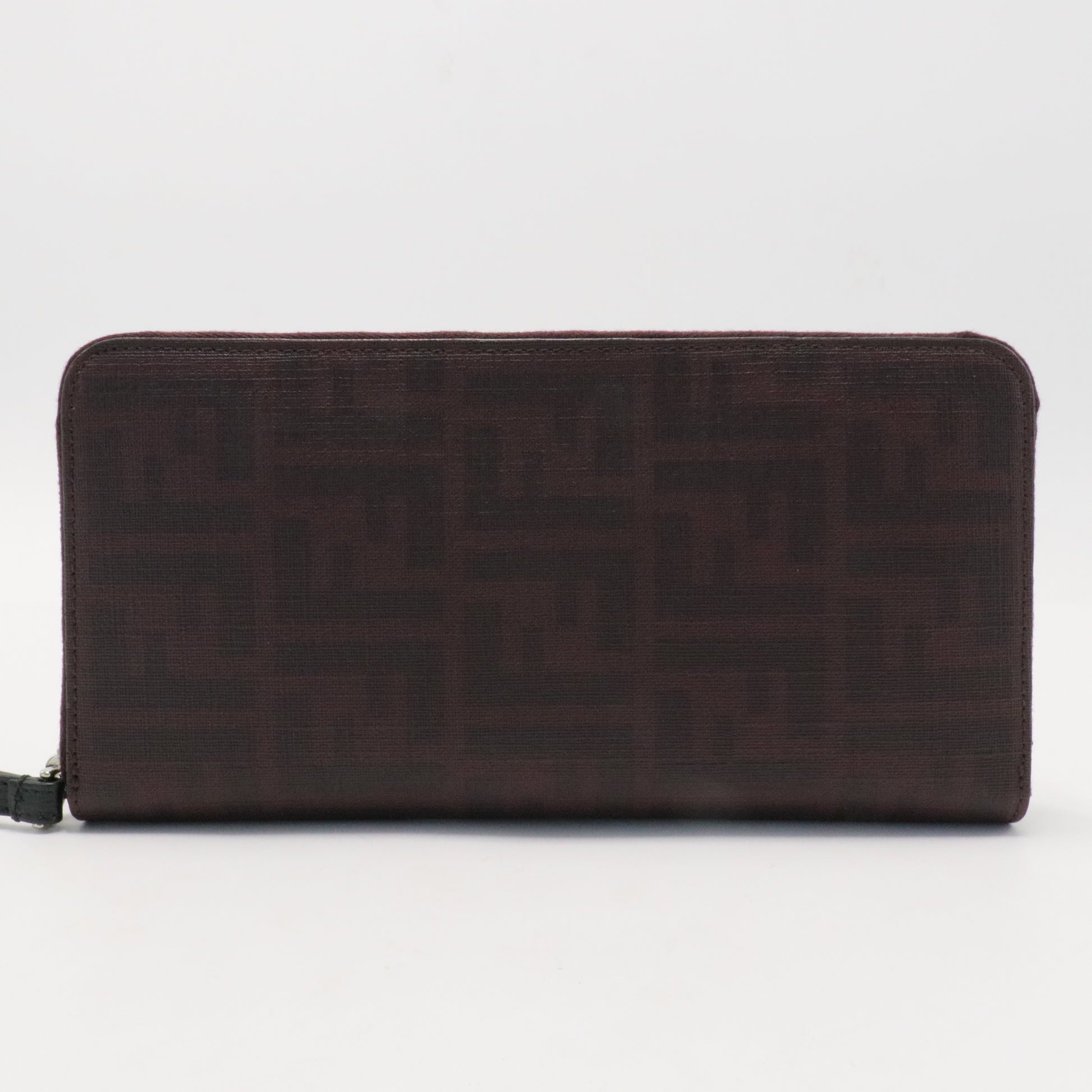 Zucchino FF Canvas Zip-Around Wallet in Brown