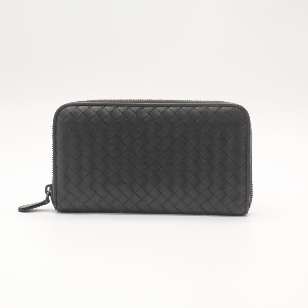 Bottega Veneta Intrecciato Nappa Zip Around Wallet W22321