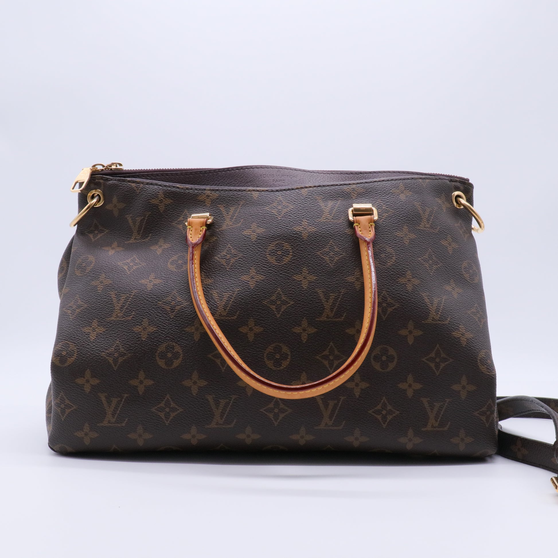 Grape Monogram Canvas Pallas Bag